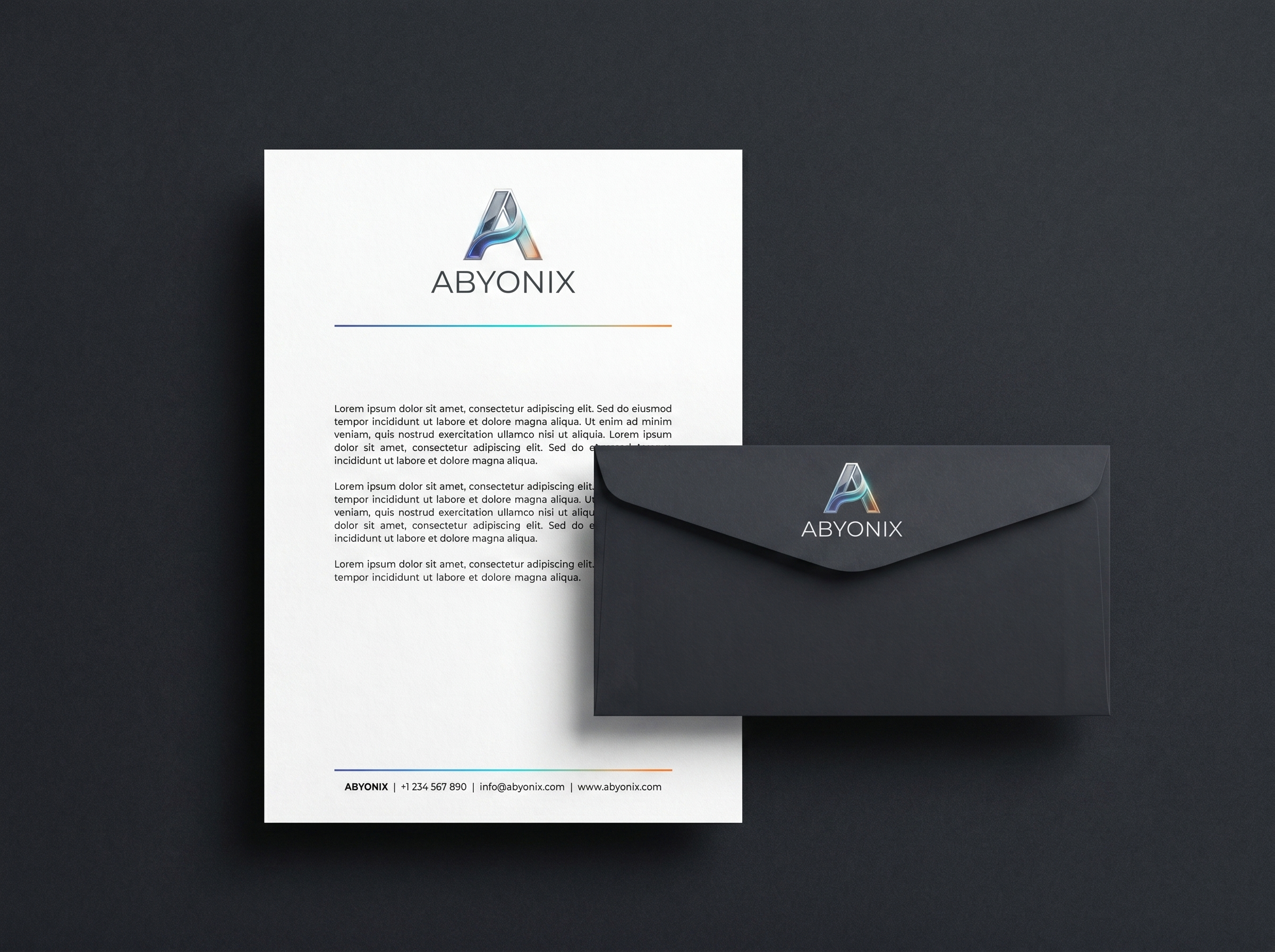 Abyonix stationery